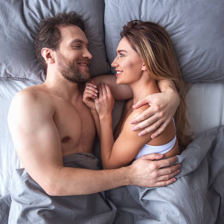 Couple in bed