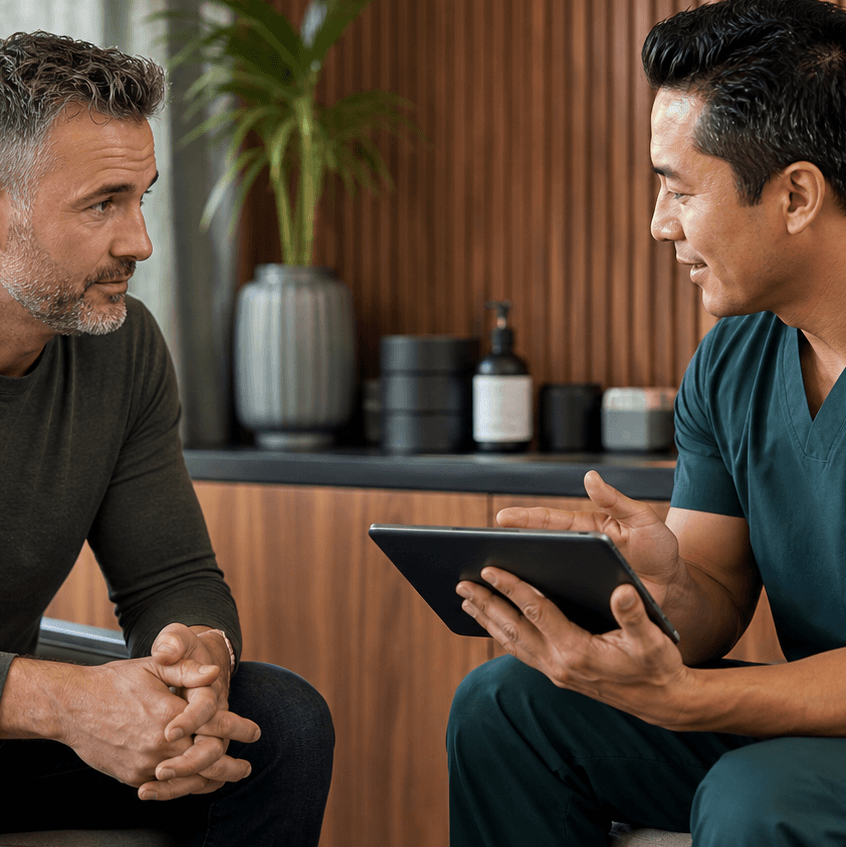Provider consultation for a pe